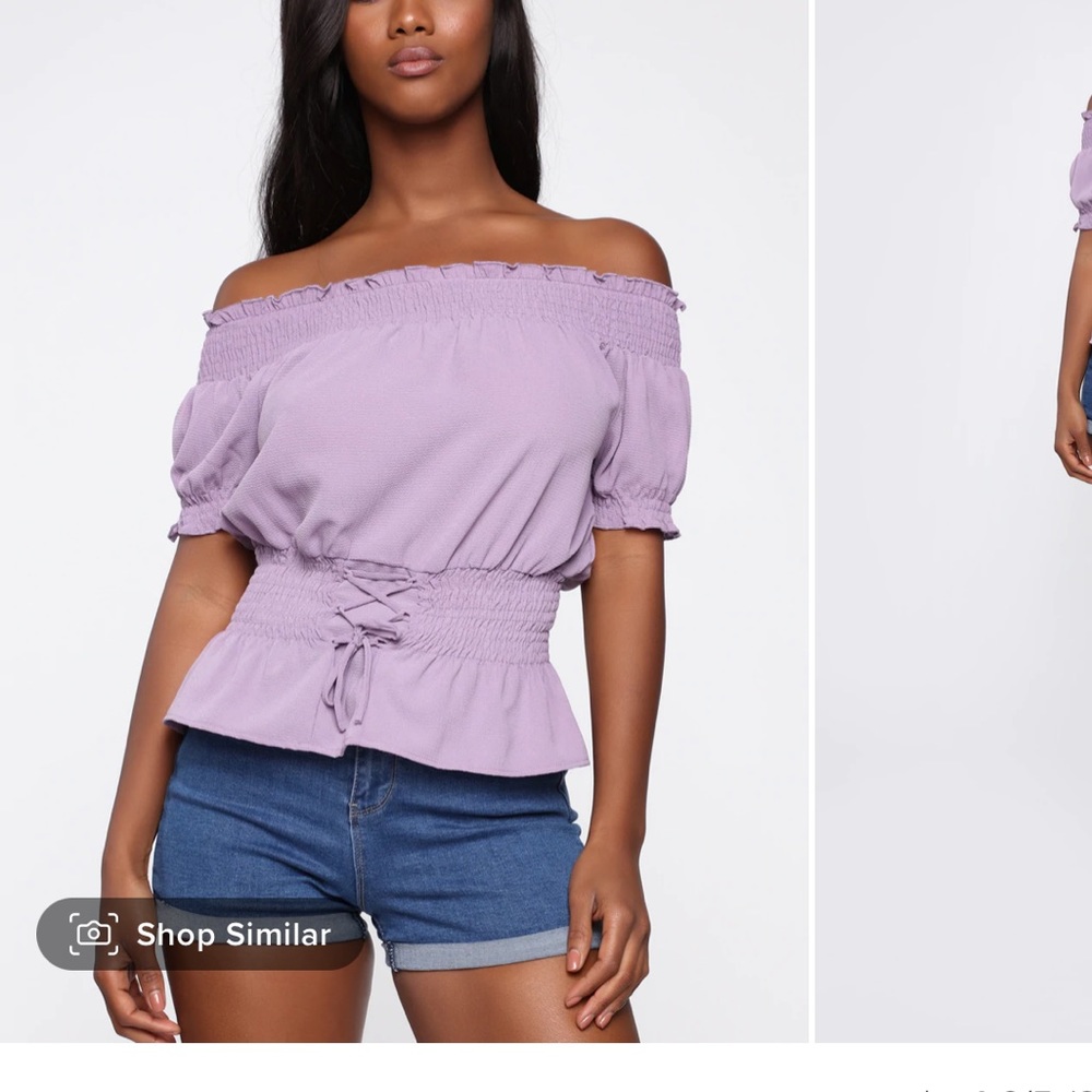 Off the shoulder top